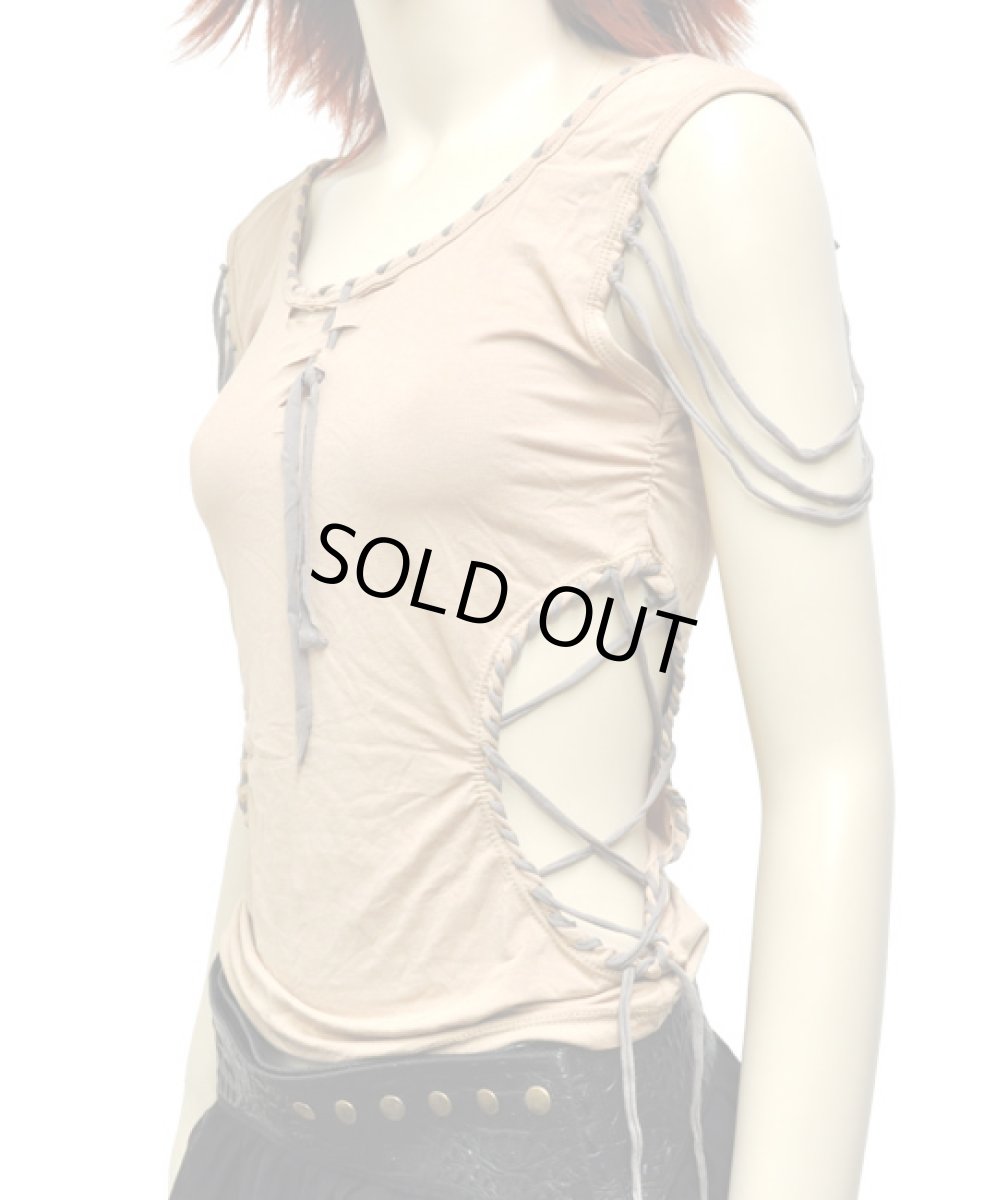 画像2: LILOO WEAR レディース・ノースリーブ「Amazon Top / ベージュ」 (2)