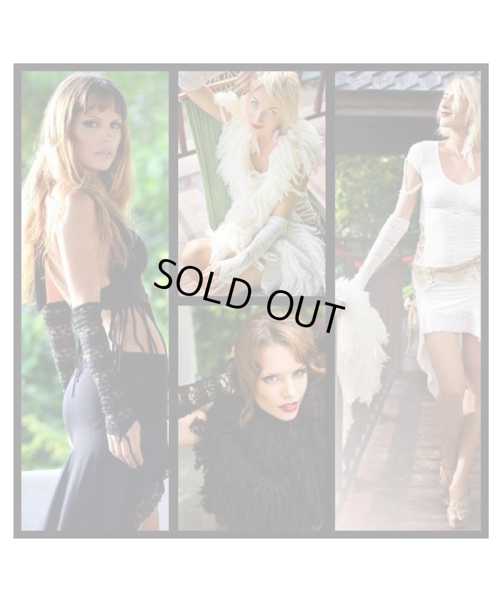 画像2: LILOO WEAR レディース・アームスリーブ「Sentai Gloves / クリーム」 (2)