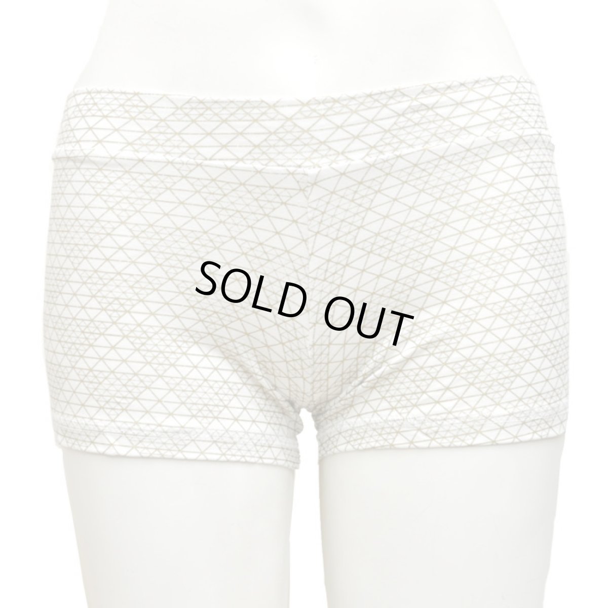 画像4: KAYO - Anime Clothing  ショートパンツ「DMT Pyramid Pront Shorts / ホワイト×ゴールド」 (4)