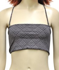 画像3: KAYO - Anime Clothing ブラトップ「DMT Pyramid Print Mini Bra / グレー×ピンク」 (3)