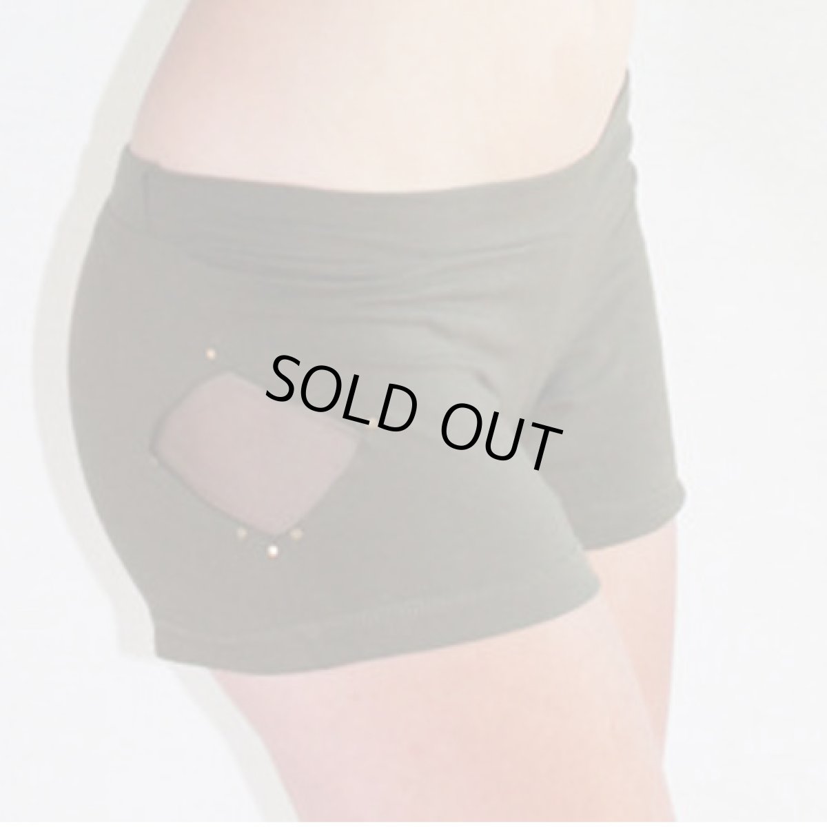 画像1: KAYO - Anime Clothing  ショートパンツ「Pyramid Side Mesh Shorts / オリーブ」 (1)
