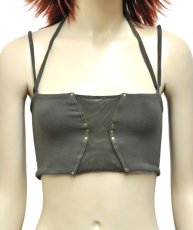 画像1: KAYO - Anime Clothing ブラトップ「Mesh Bra / オリーブ」 (1)