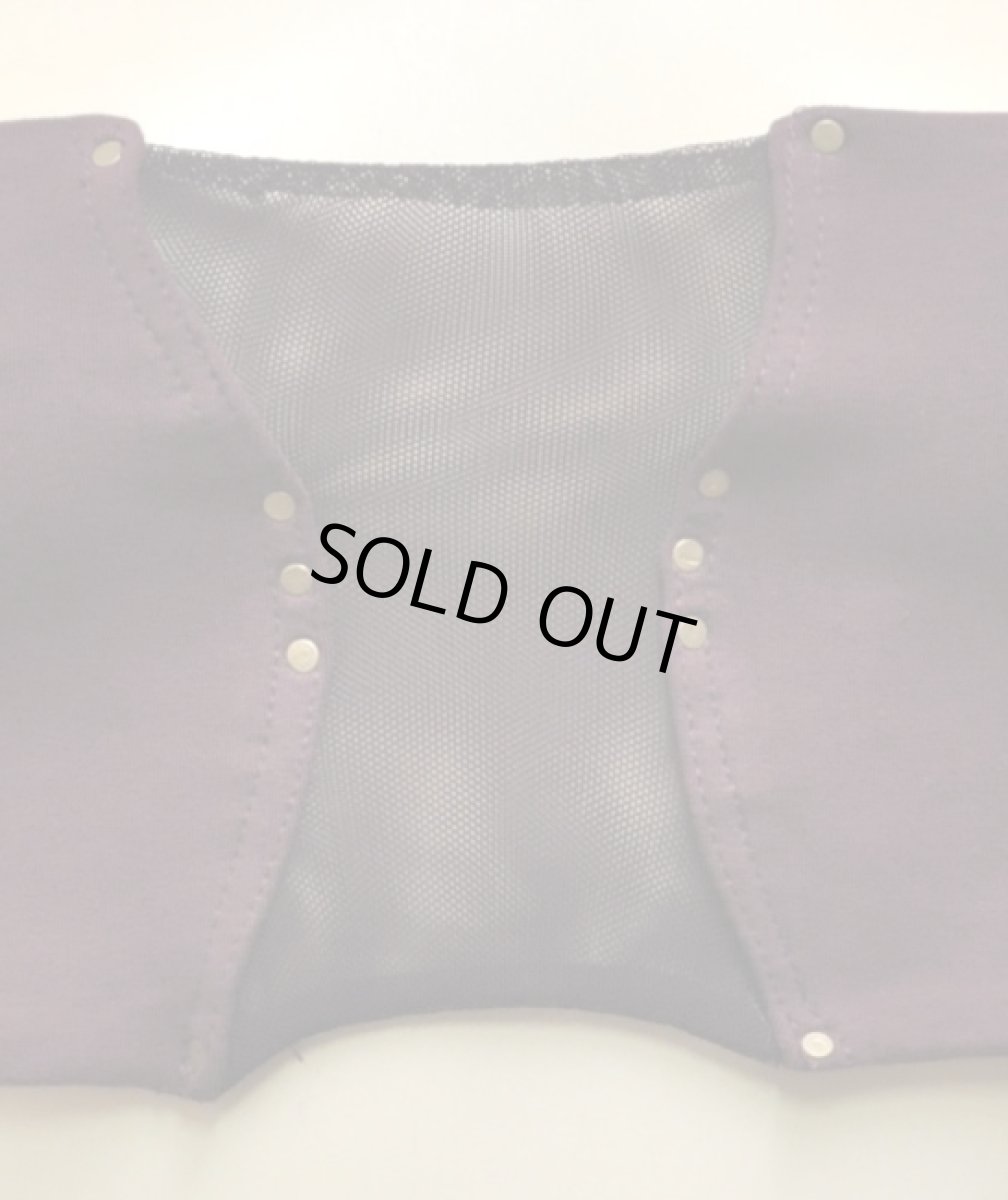 画像4: KAYO - Anime Clothing ブラトップ「Mesh Bra / マルーン」 (4)