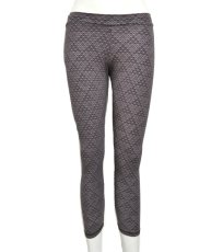 画像2: KAYO - Anime Clothing  3／4レギンス「DMT Pyramid Print Legging / グレー×ピンク」 (2)