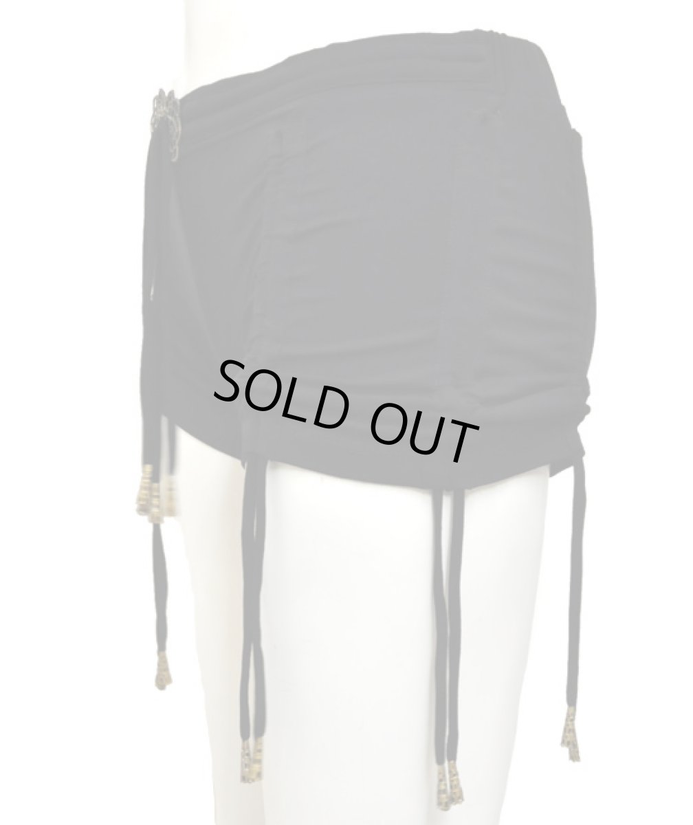 画像3: KAYO - Anime Clothing  ショートパンツ「Diamond String Shorts / ブラック」 (3)