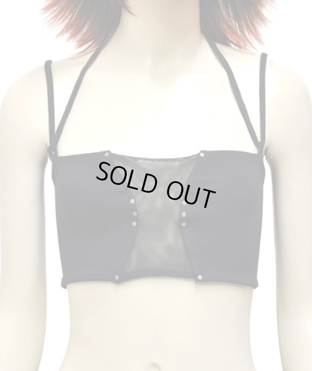 画像1: KAYO - Anime Clothing ブラトップ「Mesh Bra / ブラック」 (1)