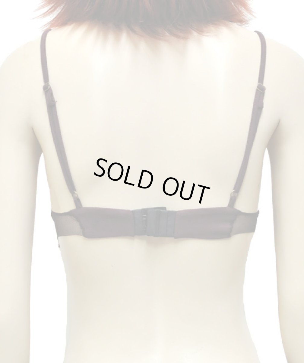 画像2: KAYO - Anime Clothing ブラトップ「Studed Mesh Bra / マルーン」 (2)