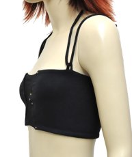 画像2: KAYO - Anime Clothing ブラトップ「Mesh Bra / ブラック」 (2)