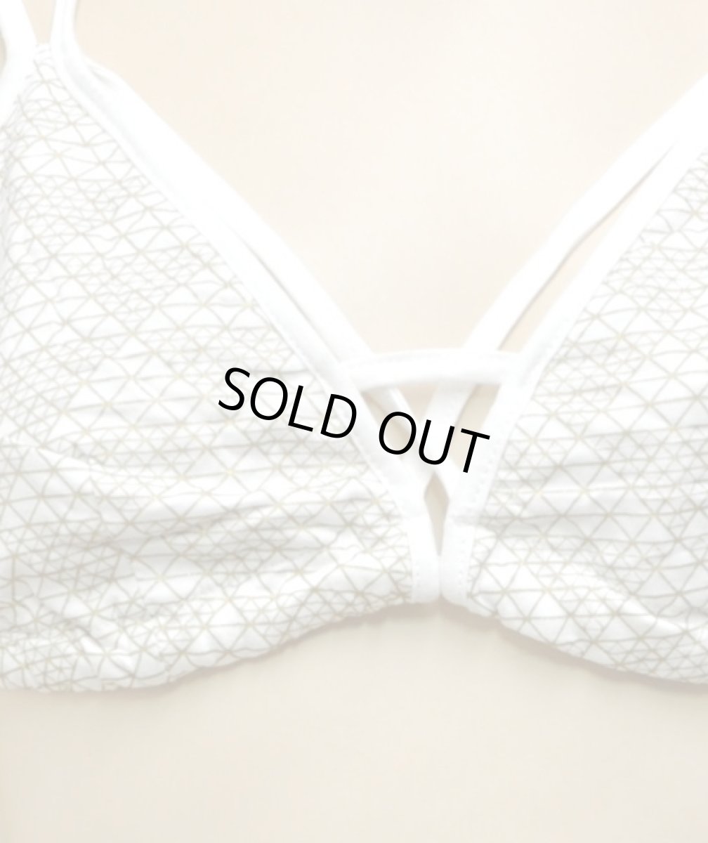 画像5: KAYO - Anime Clothing ブラトップ「Ayagata Bra / ホワイト×ゴールド」 (5)