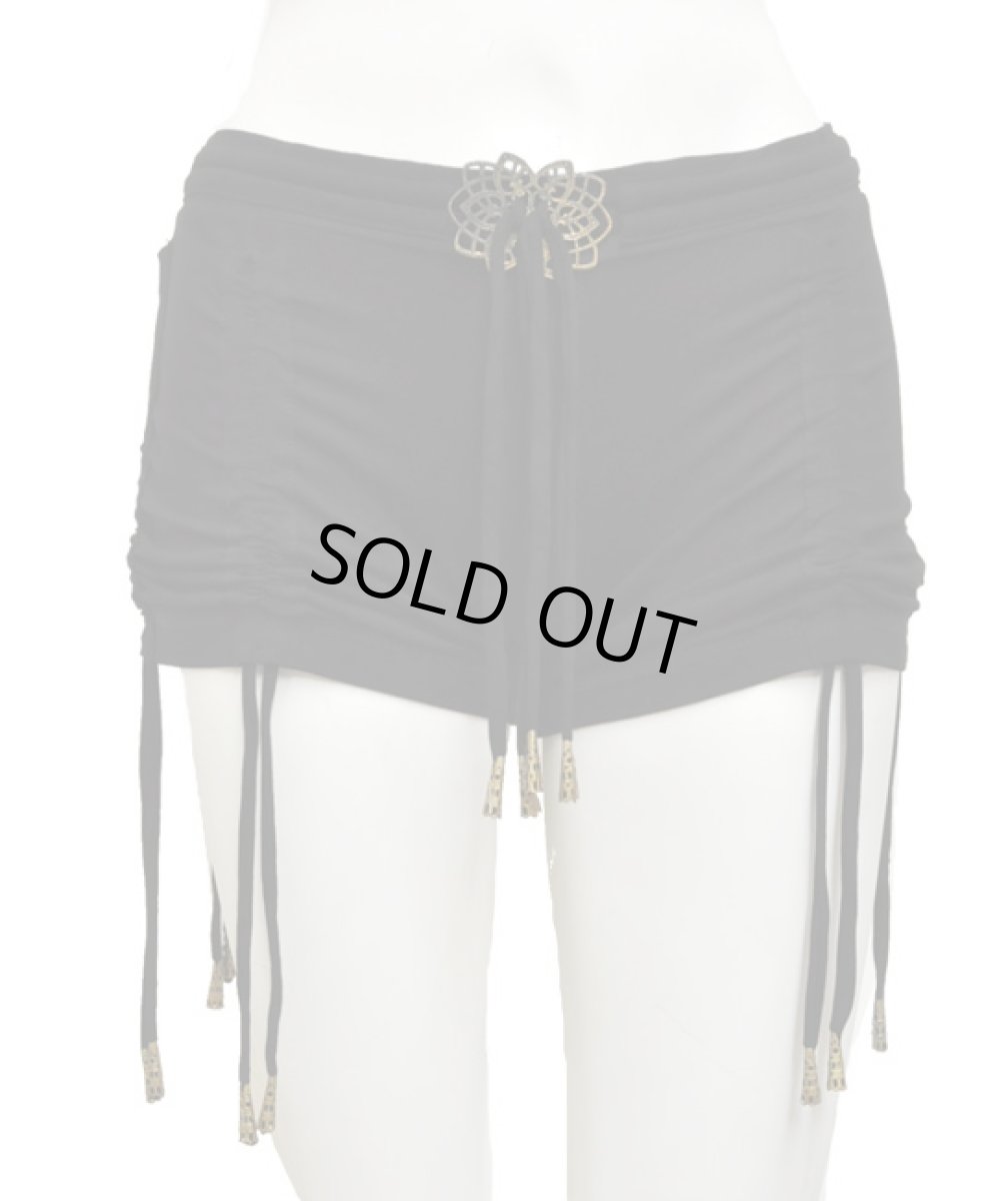 画像2: KAYO - Anime Clothing  ショートパンツ「Diamond String Shorts / ブラック」 (2)