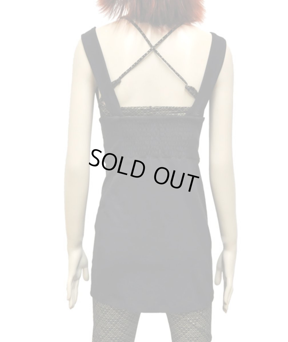 画像4: KAYO - Anime Clothing ワンピース「Pyramid High Waisted Skirt / ブラック」 (4)