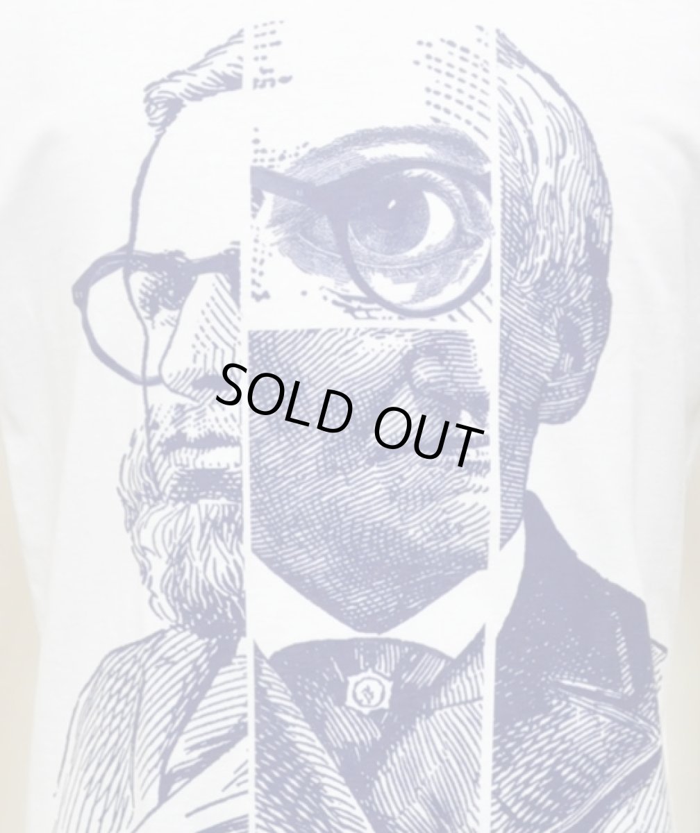 画像2: PLAZMA メンズTシャツ「Monocle / ホワイト」 (2)