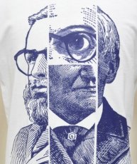 画像2: PLAZMA メンズTシャツ「Monocle / ホワイト」 (2)