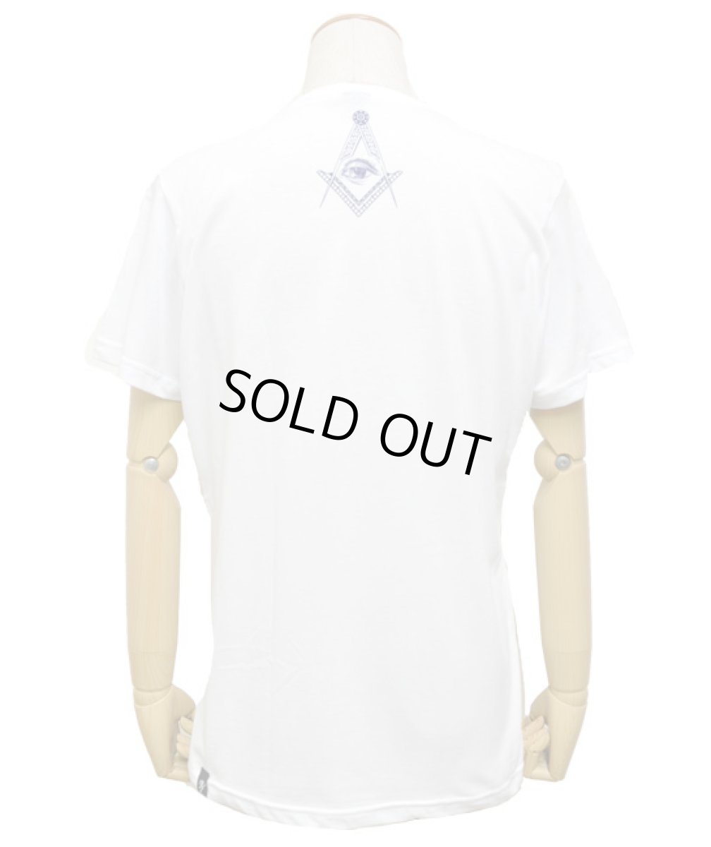 画像3: PLAZMA メンズTシャツ「Monocle / ホワイト」 (3)