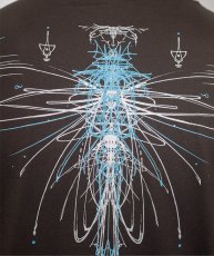 画像3: PLAZMA メンズTシャツ「Electrofly / ダークブラウン」 (3)