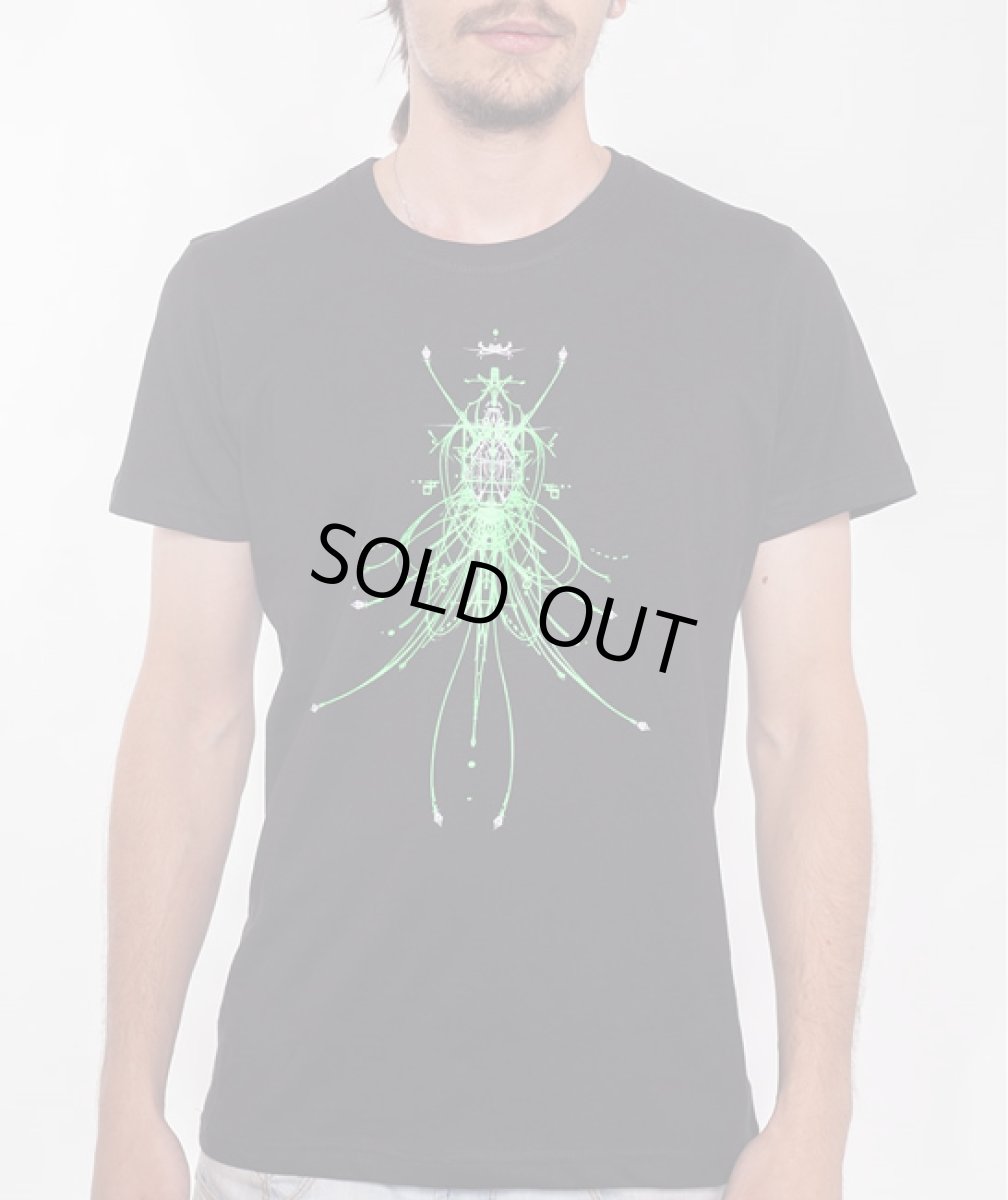 画像2: PLAZMA メンズTシャツ「Electrofly / ブラック」 (2)