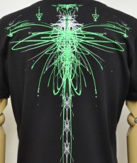 画像3: PLAZMA メンズTシャツ「Electrofly / ブラック」 (3)