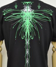 画像3: PLAZMA メンズTシャツ「Electrofly / ブラック」 (3)