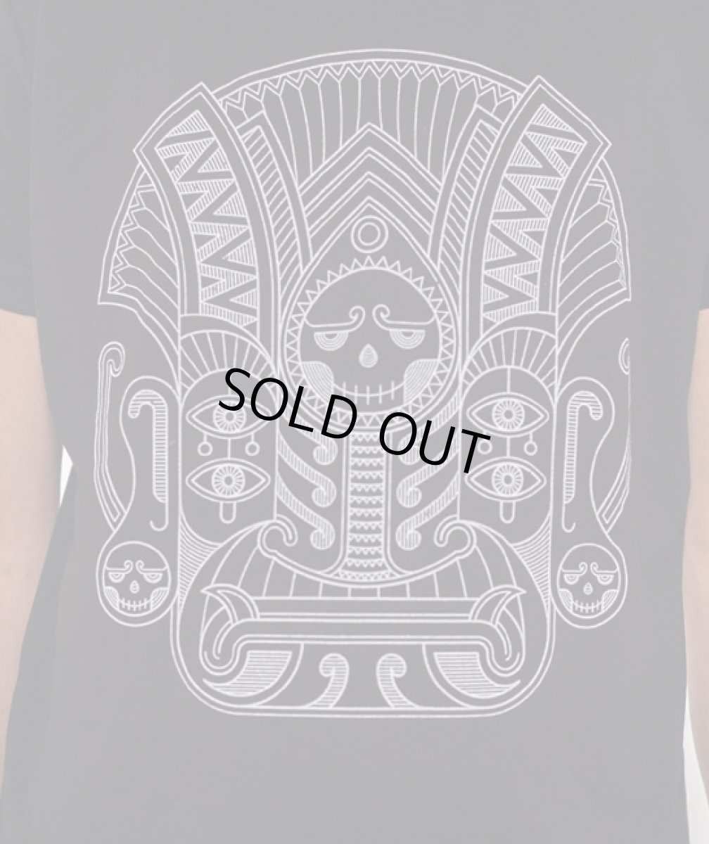 画像2: PLAZMA メンズTシャツ「Aztec / ブラック」 (2)