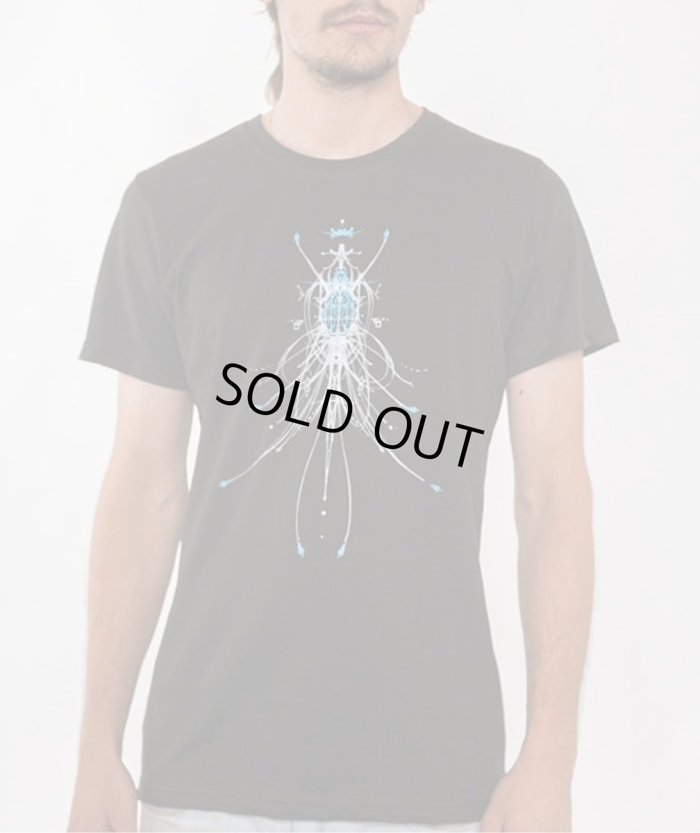 画像2: PLAZMA メンズTシャツ「Electrofly / ダークブラウン」 (2)