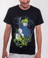 画像1: PLAZMA メンズTシャツ「Baba / ブラック」 (1)