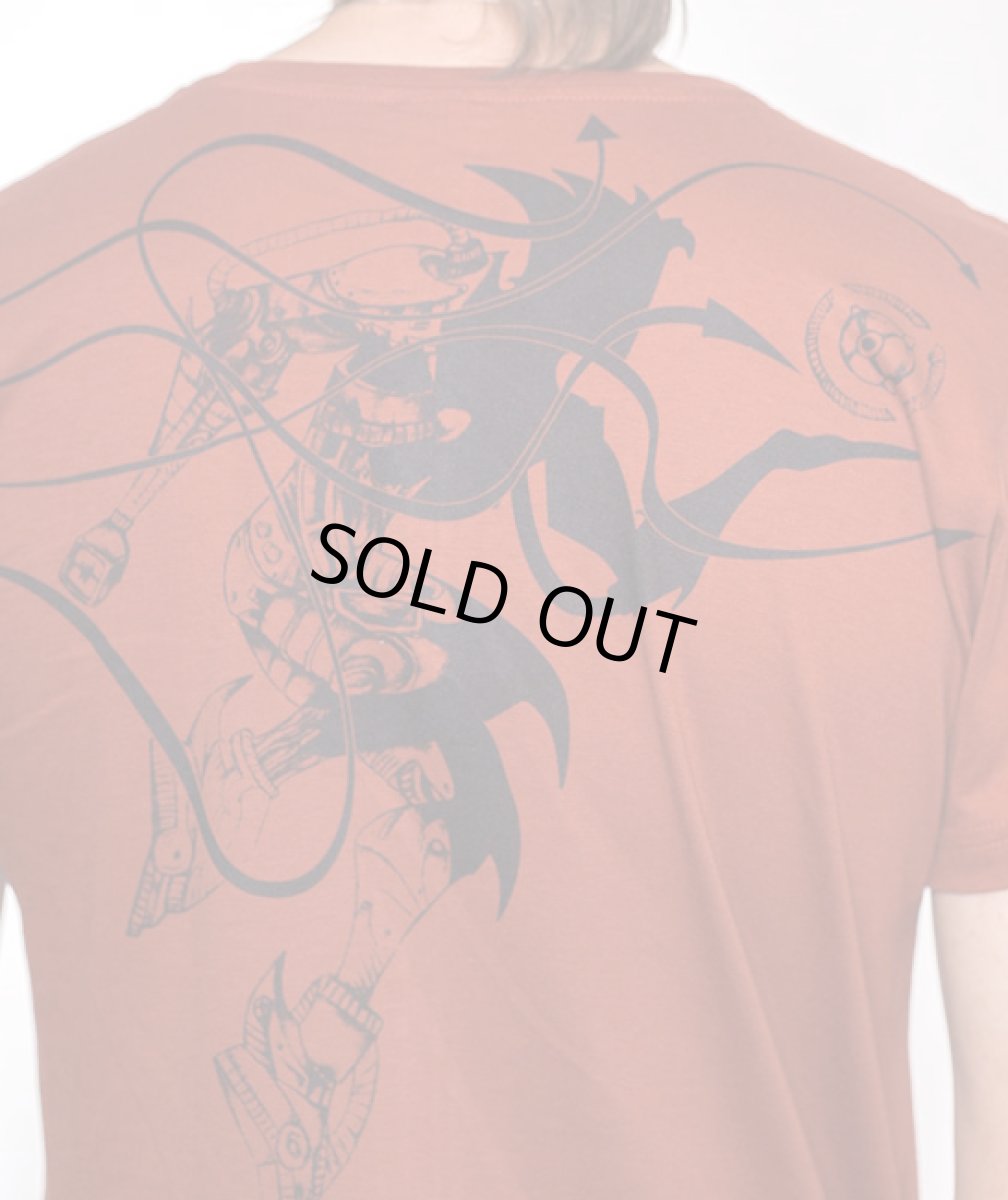 画像2: PLAZMA メンズTシャツ「Plazman / インディオレンジ」 (2)