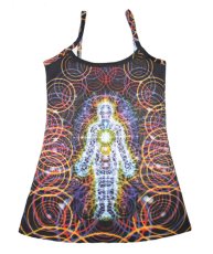 画像1: ALEX GREY レディース・ミニワンピース「Body Mind」 (1)