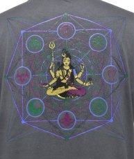 画像2: Digital Shiva Power オフィシャル・メンズTシャツ「Parvati & Shiva／グレー」 (2)