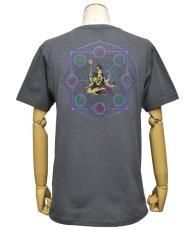 画像1: Digital Shiva Power オフィシャル・メンズTシャツ「Parvati & Shiva／グレー」 (1)