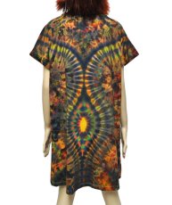 画像2: GRATEFUL TIE-DYE FACTORY レディース・チュニックワンピース (2)