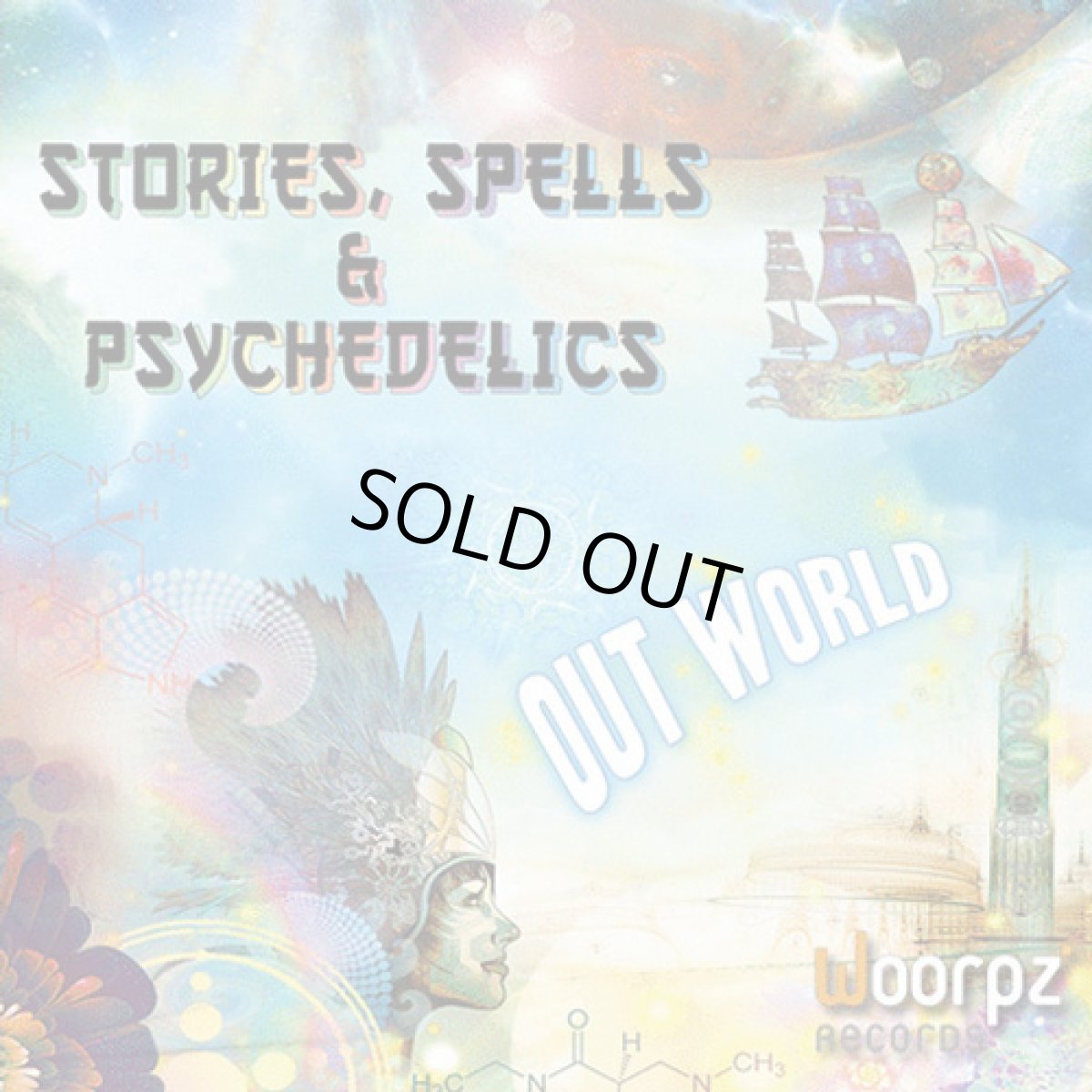 画像1: CD「OUT WORLD / Stories, Spells & Psychedelics」【ダークサイケ・PSYトランス】 (1)