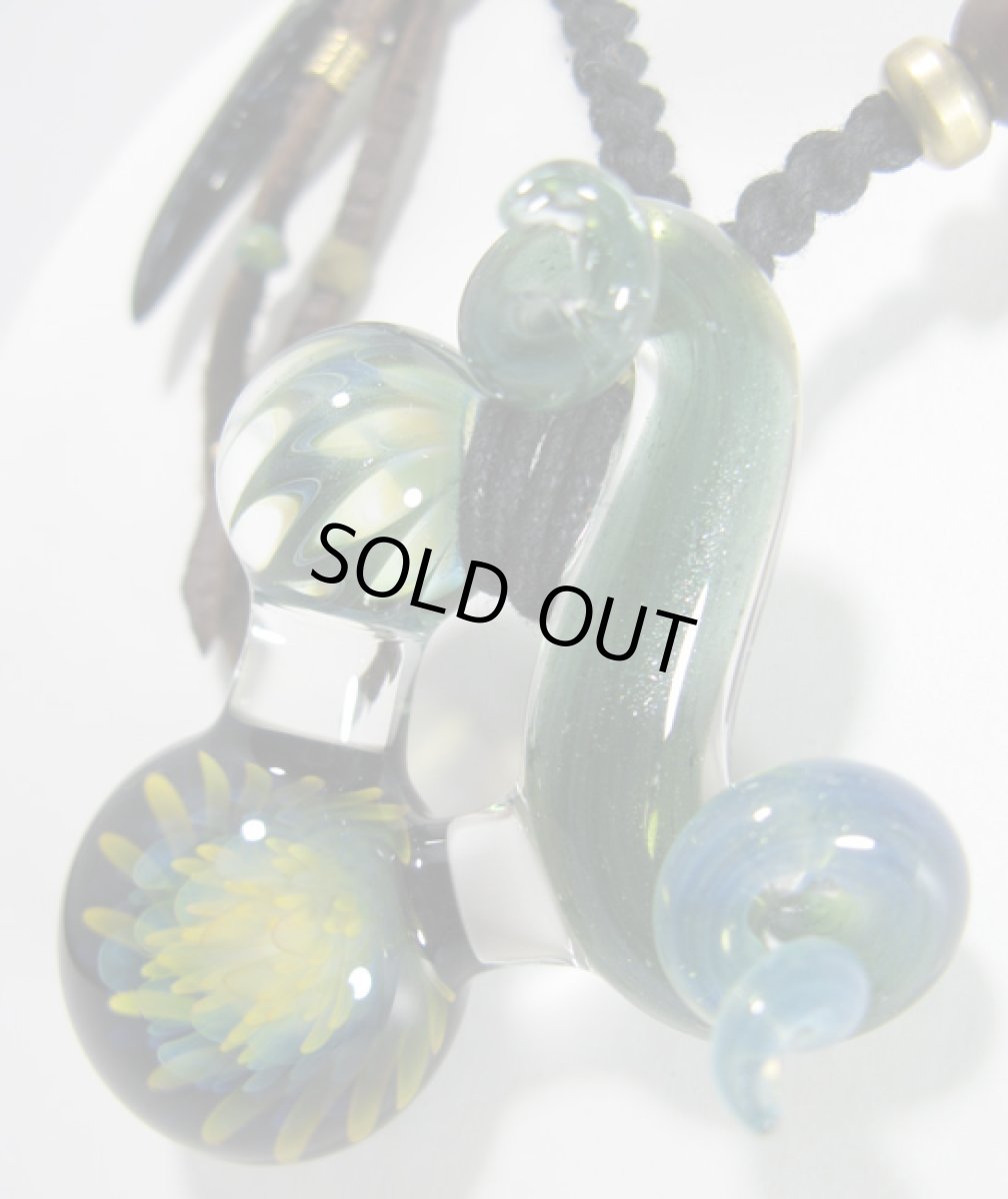 画像2: DRAGON PIPE ガラスヘッド・ペンダント (2)