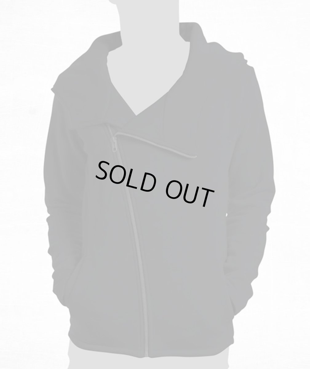 画像3: PLAZMA メンズ・ジップアップ・パーカー「Pitchfork / ブラック」 (3)