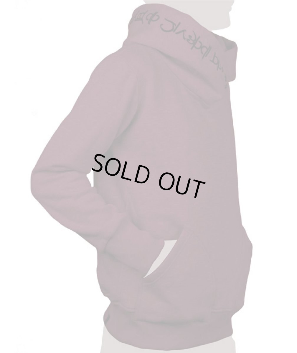 画像3: PLAZMAメンズ・パーカー「Lovely Reaper / ボルドー」 (3)