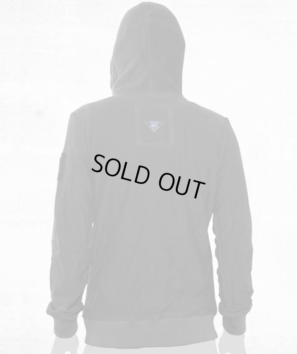 画像3: Plazma + Krakatau コラボ・メンズパーカー「FP02 / グレー」 (3)