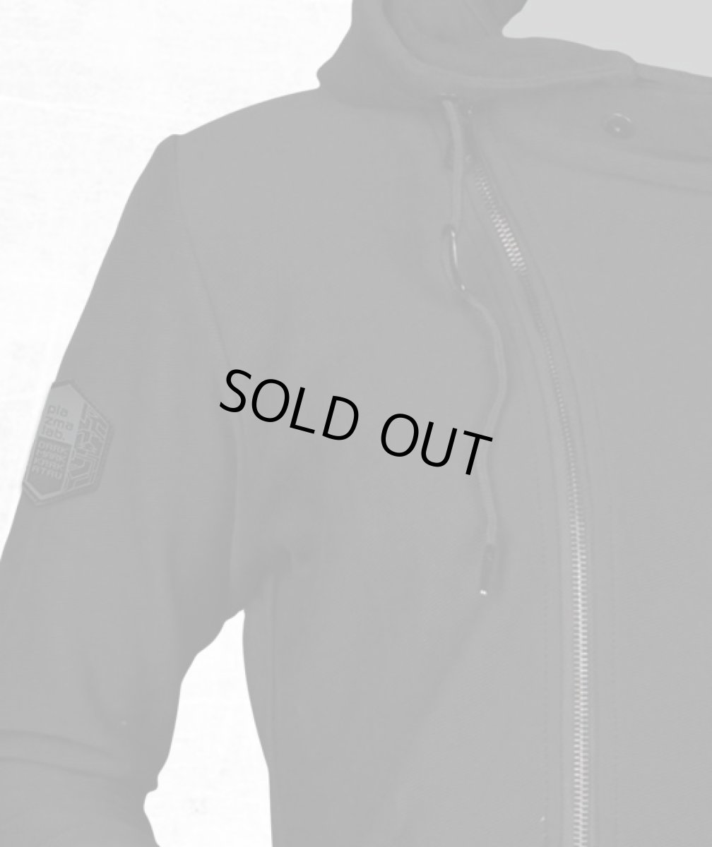 画像4: Plazma + Krakatau コラボ・メンズパーカー「FP02 / ブラック」 (4)