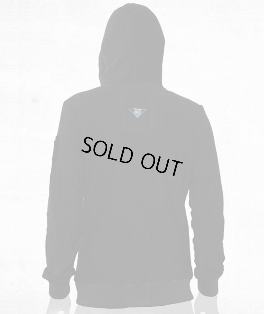 画像3: Plazma + Krakatau コラボ・メンズパーカー「FP02 / ブラック」 (3)