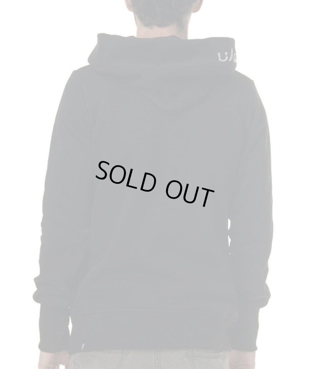 画像4: PLAZMAメンズ・パーカー「Lovely Reaper / ブラック」 (4)