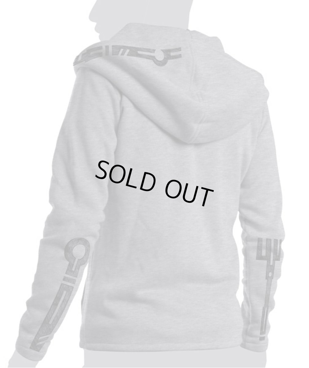 画像4: PLAZMA メンズ・ジップアップ・パーカー「Pitchfork / メランジ」 (4)