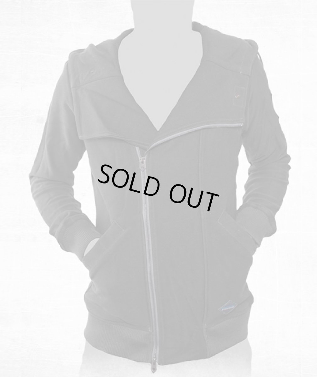 画像2: Plazma + Krakatau コラボ・メンズパーカー「FP02 / グレー」 (2)