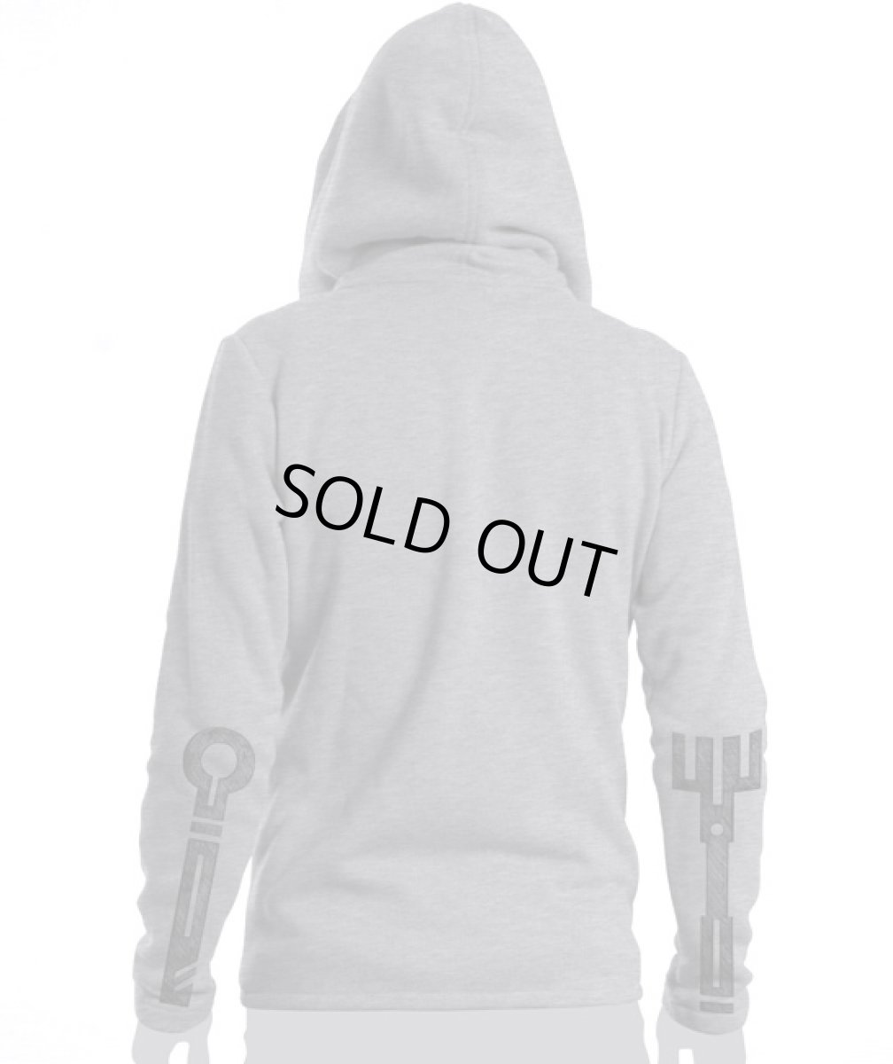 画像5: PLAZMA メンズ・ジップアップ・パーカー「Pitchfork / メランジ」 (5)