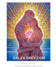 画像1: ALEX GREY アレックスグレイ ポスター「Ocean of Love Bliss」 (1)