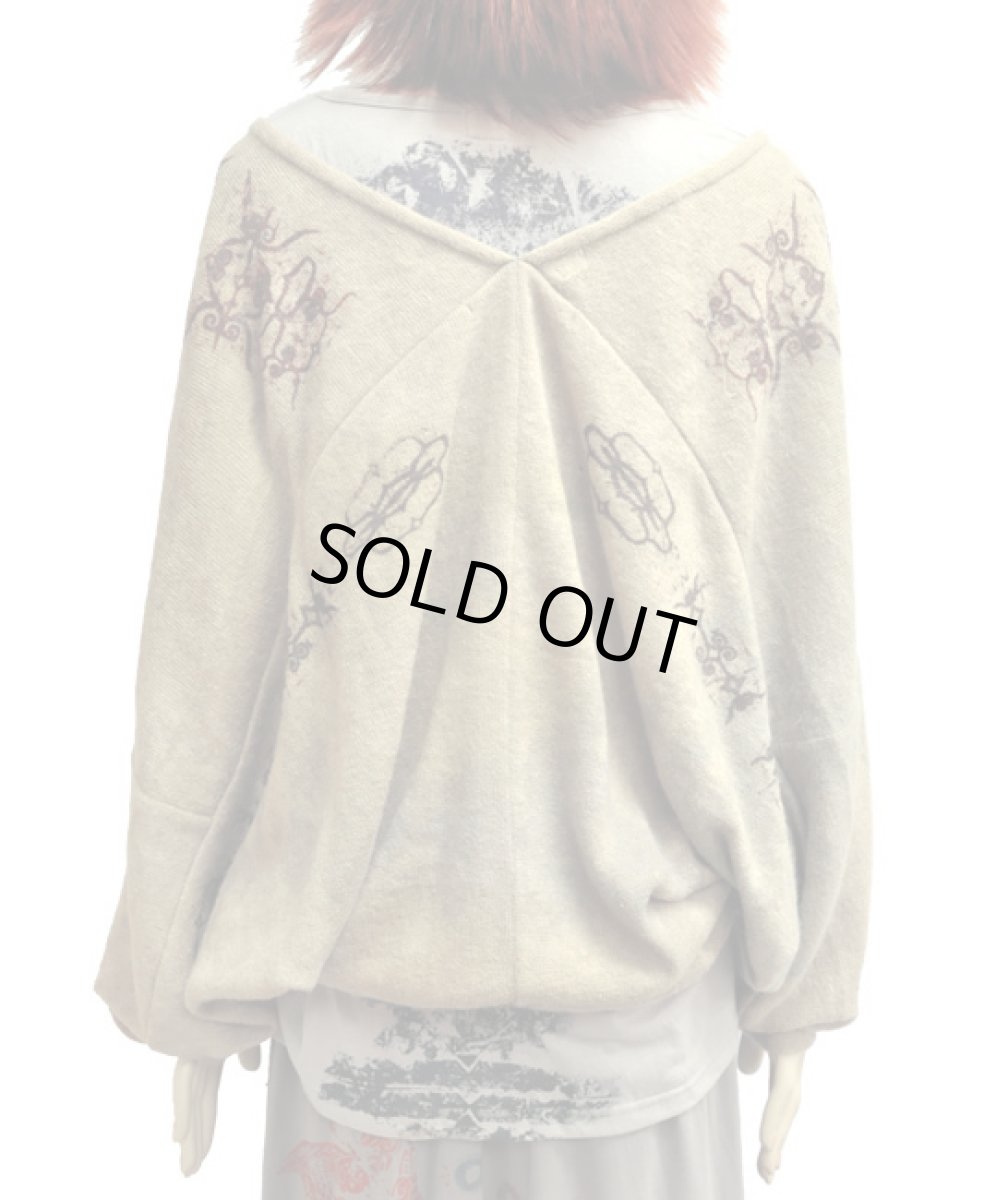 画像3: NETTAIYAレディース・ニットポンチョ (3)