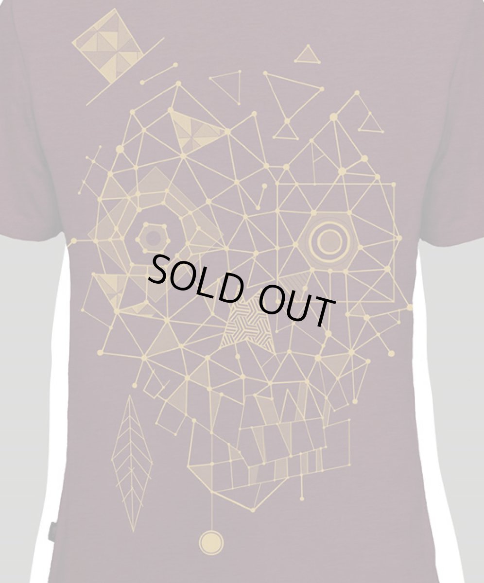 画像3: PLAZMA メンズTシャツ「Esqueleto / ボルドー」 (3)