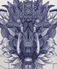 画像3: PLAZMA メンズTシャツ「Featherface / ダーティー」 (3)