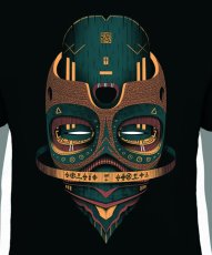画像2: PLAZMA メンズTシャツ「Maskod / ブラック」 (2)