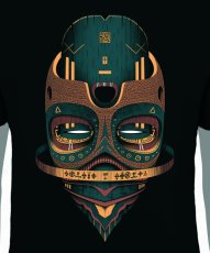画像2: PLAZMA メンズTシャツ「Maskod / ブラック」 (2)
