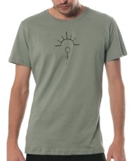 画像3: PLAZMA メンズTシャツ「Champignon / グリーン」 (3)