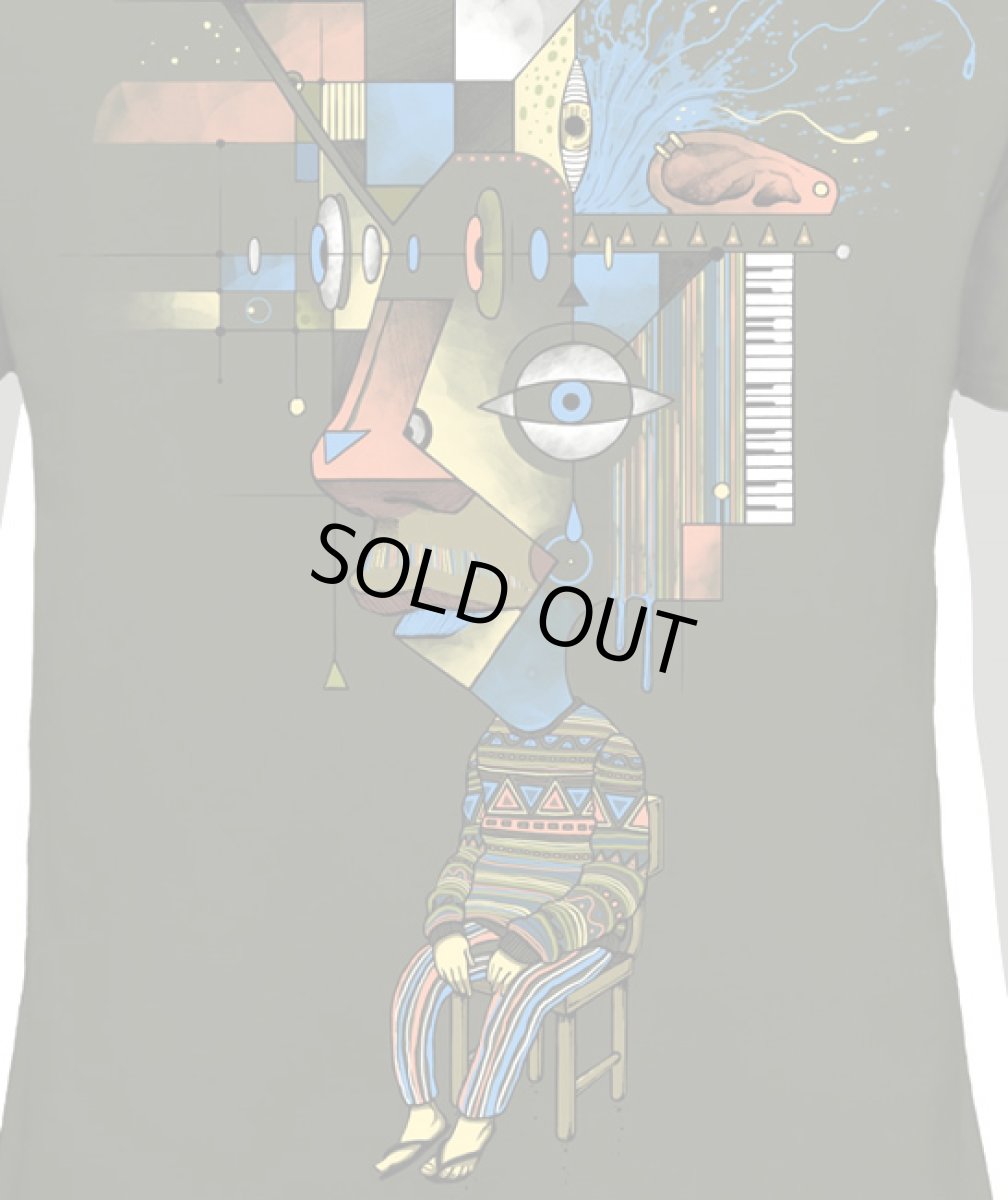 画像2: PLAZMA メンズTシャツ「Sit Up / オリーブ」 (2)