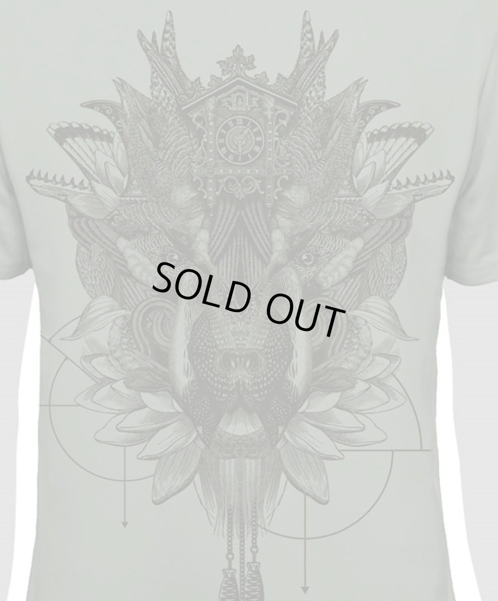 画像2: PLAZMA メンズTシャツ「Featherface / グリーン」 (2)